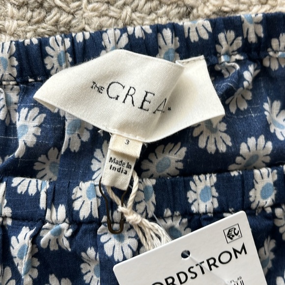 NWT The Great. Curtsy skirt in mini evening daisy, size 3(large) - Picture 7 of 9